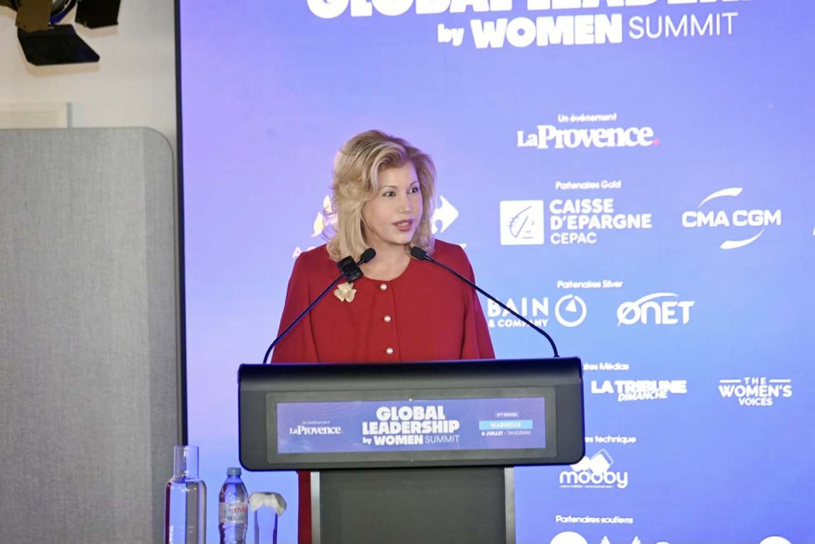 First Lady Dominique Ouattara Highlights Women’s Leadership and Solidarity at Global Summit in Marseille